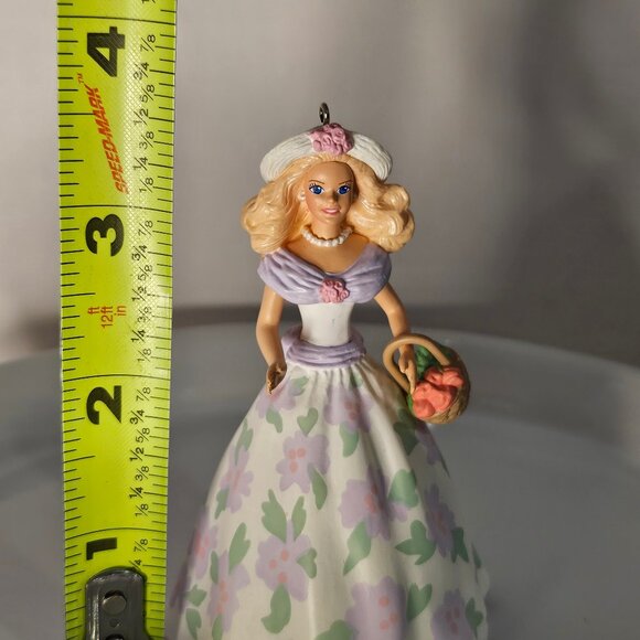 Rare Hallmark Springtime Barbie Ornament 1995 Easter Collection First in Series - Picture 12 of 12